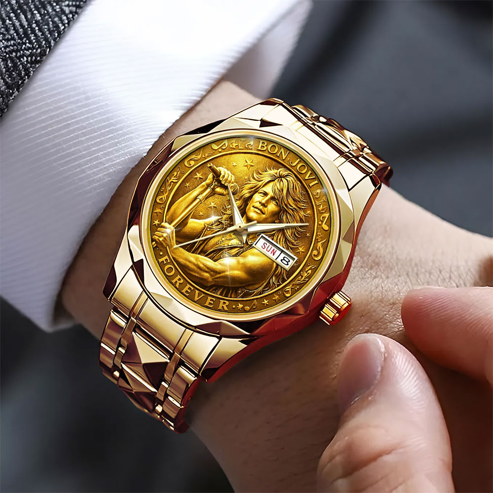 Bon Jovi Alloy Luxury Quartz Watch – MAITM14716