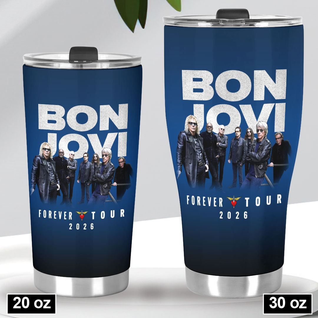 Bon Jovi Forever Tour 2026 Tumbler Cup – HOATT19739