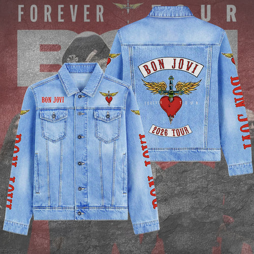 Bon Jovi 2D Denim Jacket – TANTN24756
