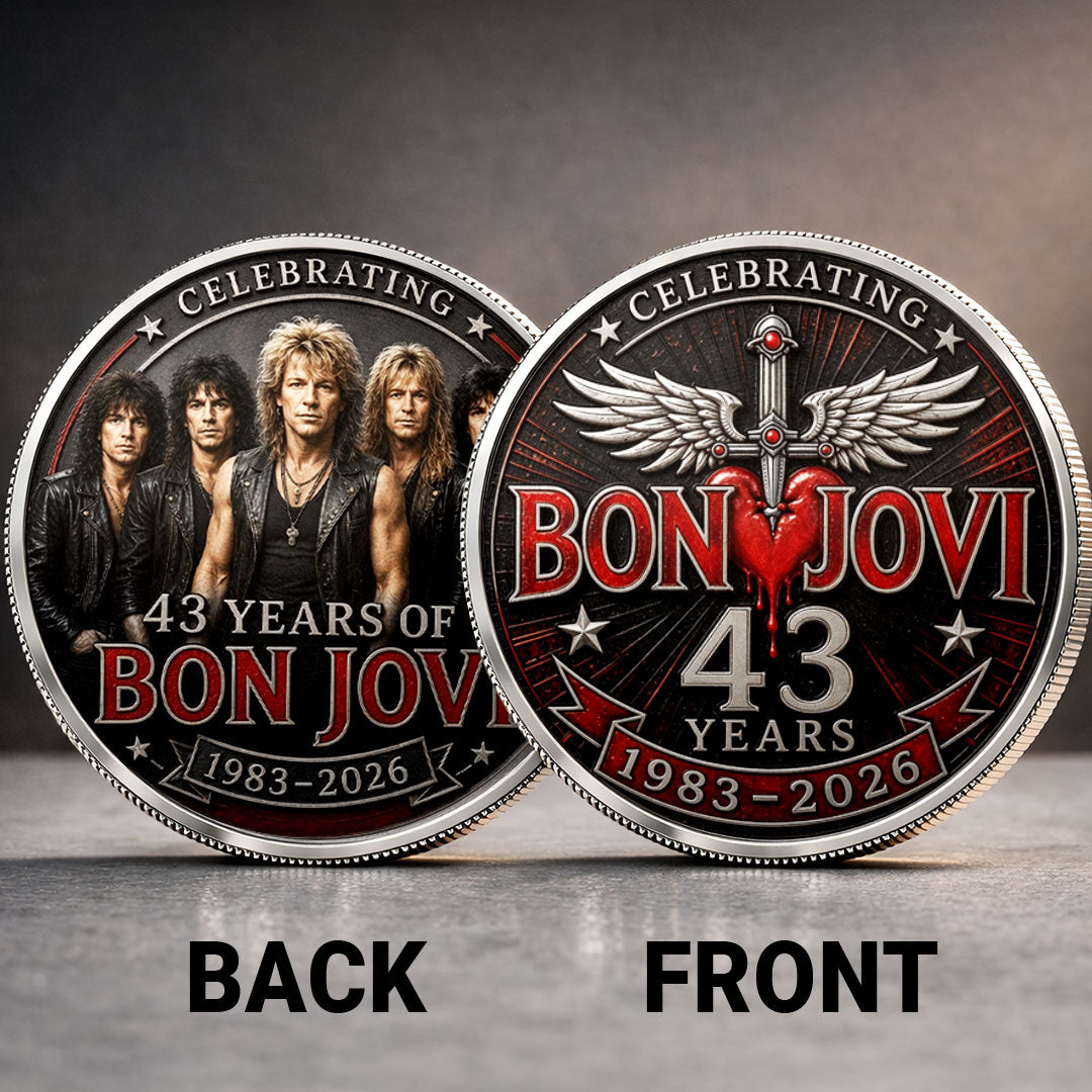Bon Jovi 43 Years Anniversary Commemorative Coin – TANTN24539