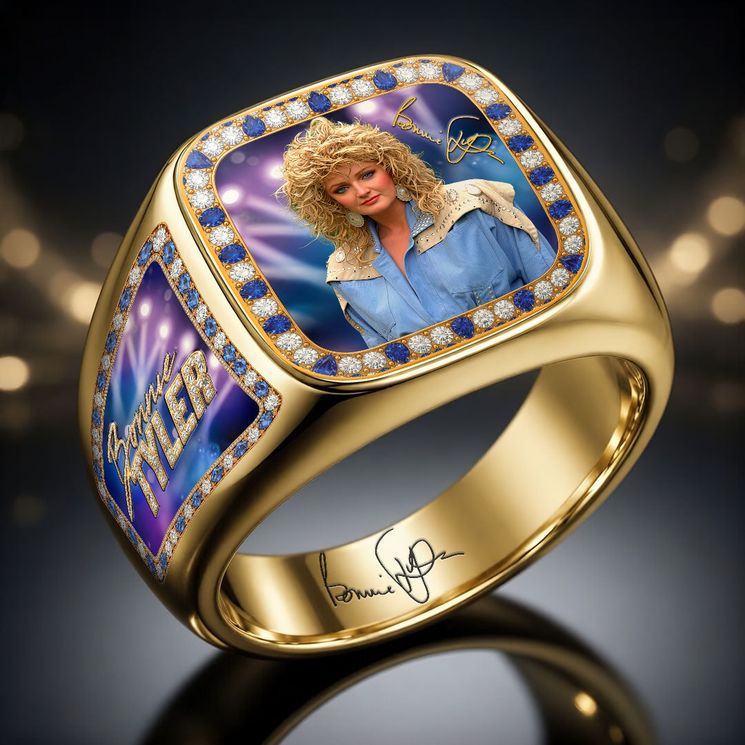 Bonnie Tyler 3D Engraved Ring – HOATT20061