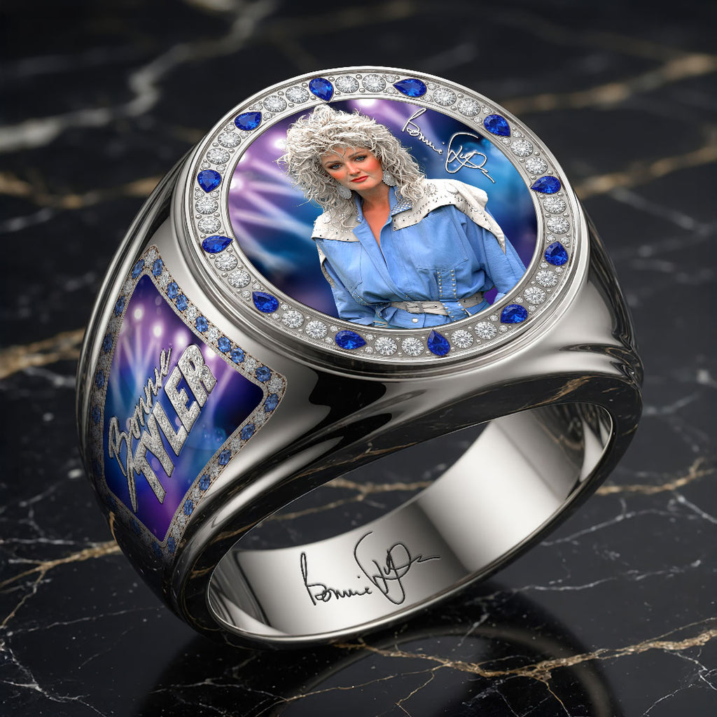 Bonnie Tyler 3D Engraved Ring – HOATT20061