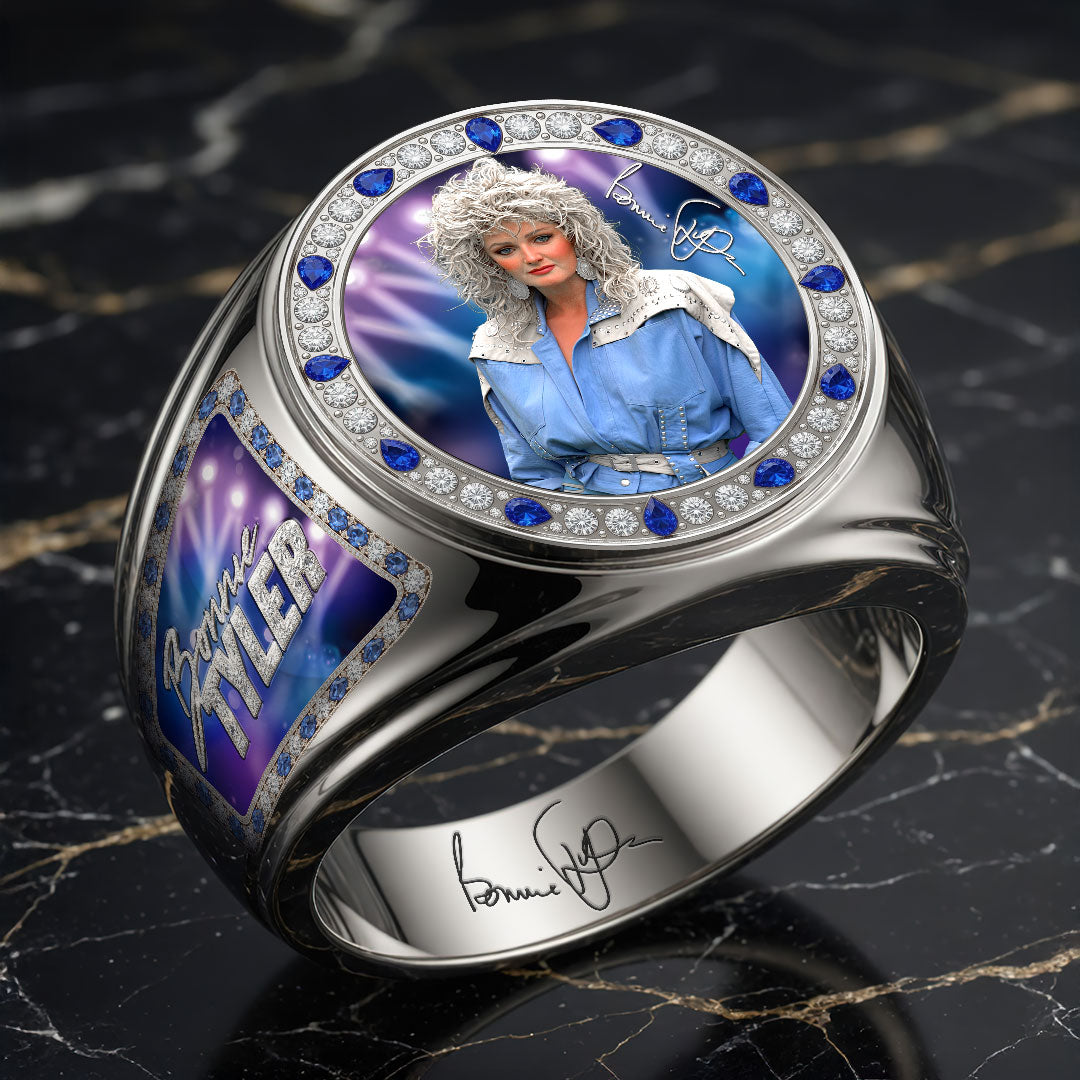Bonnie Tyler 3D Engraved Ring – HOATT20061
