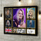 Bonnie Tyler Rectangle Canvas With Inner Frame – HOATT19872