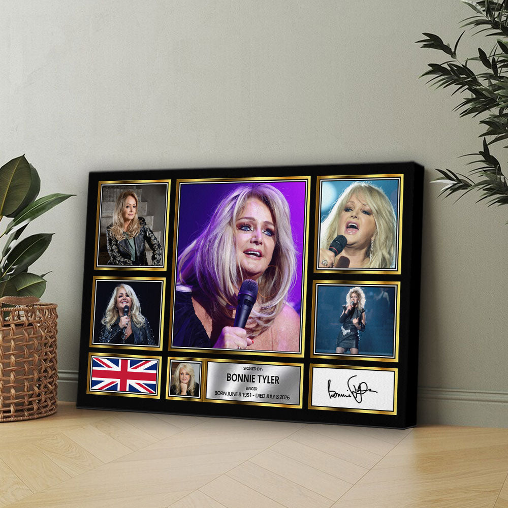 Bonnie Tyler Rectangle Canvas With Inner Frame – HOATT19872