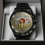 Boston Red Sox 125th Anniversary 2026 Black Stainless Steel Watch – TANTN16068