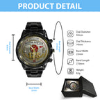 Boston Red Sox 125th Anniversary 2026 Black Stainless Steel Watch – TANTN16068