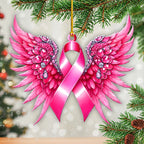 Breast Cancer Awareness Custom Shape 2-Side Printed Acrylic Ornament – GNE 1767