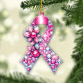 Breast Cancer Awareness Custom Shape 2-Side Printed Acrylic Ornament – GNE 1769