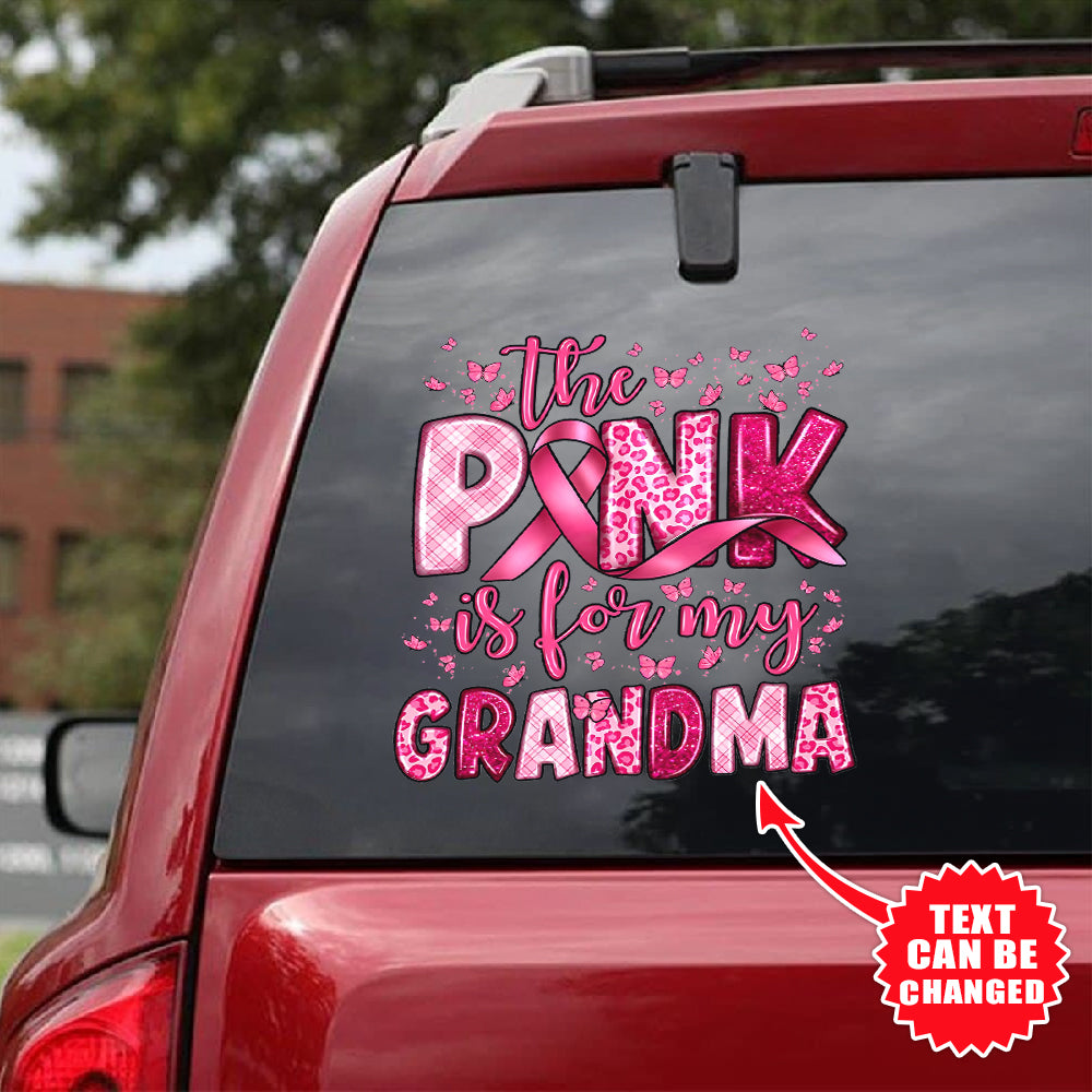 Personalized Breast Cancer Awareness Car Sticker – HOATT 6681