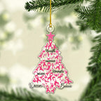 Breast Cancer Awareness Custom Shape Clear 1-Side Printed Acrylic Ornament – HOATT 6695