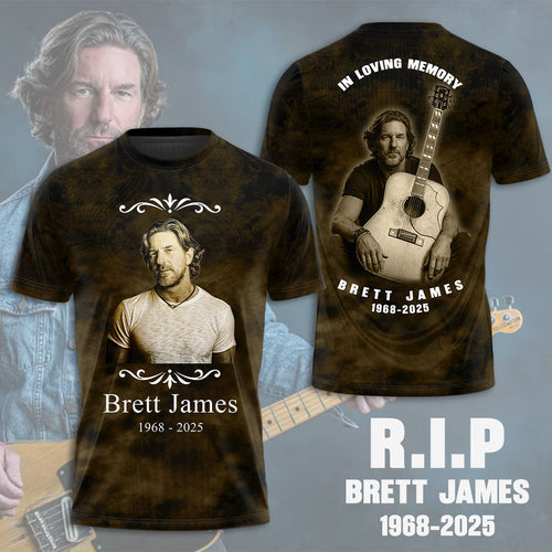 Brett James RIP 2025 3D Apparel – GNE4445