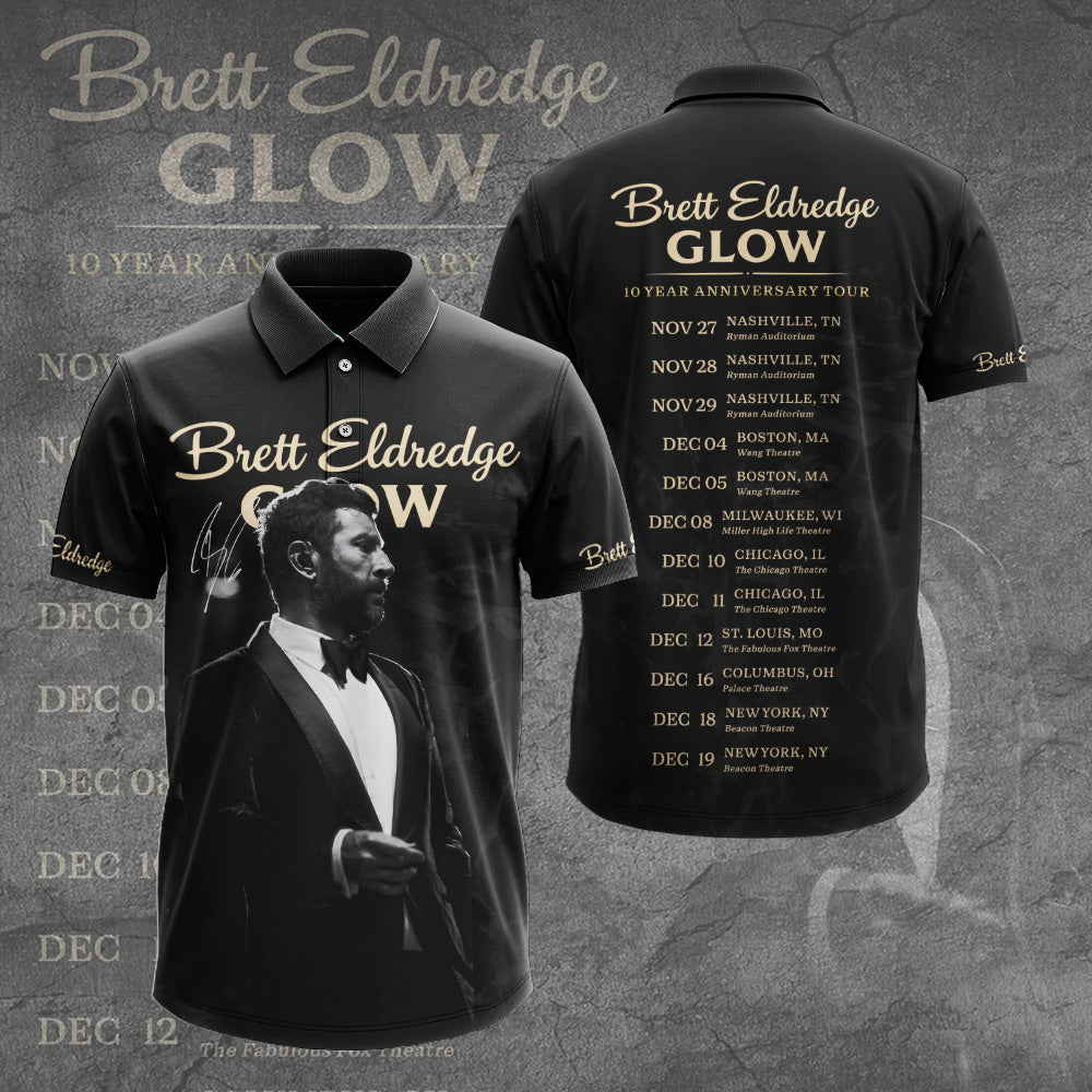 Brett Eldredge 10th Anniversary Tour 2026 3D Apparel – GNE7921