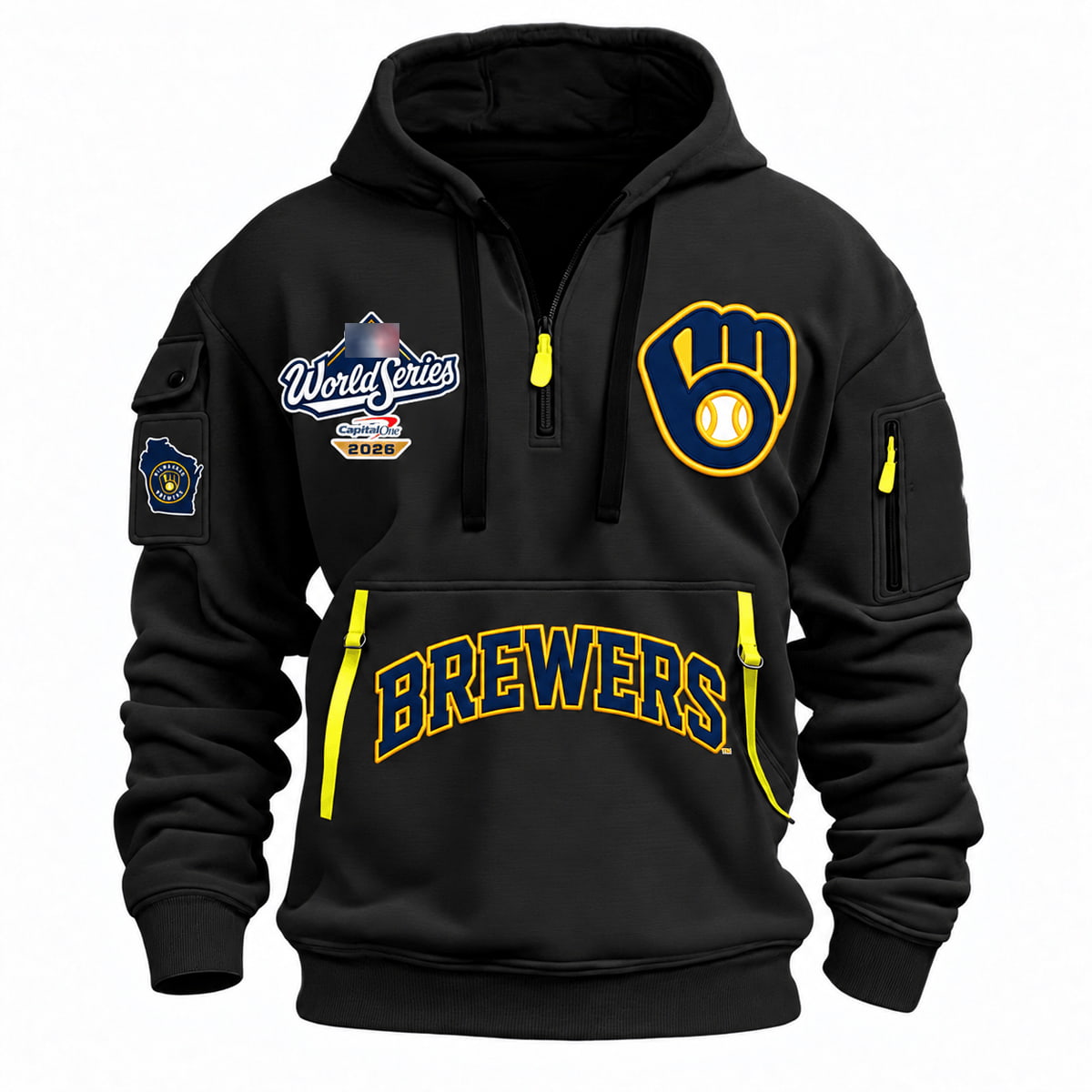 Brewers World Series 2026 Half Zip Hoodie
