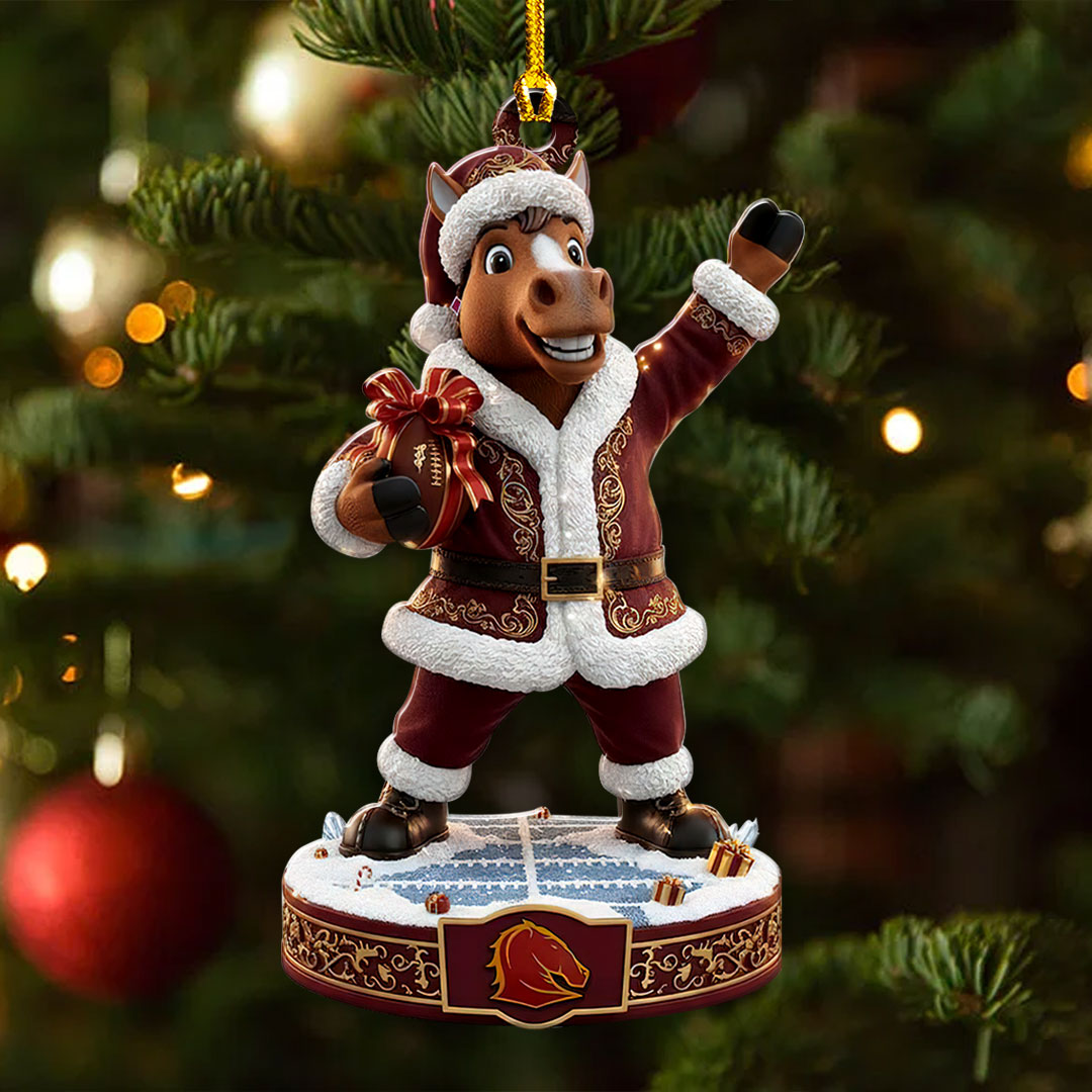 Brisbane Broncos Custom Shape 2-sided Acrylic Ornament – HOATT14681