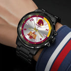 Brisbane Broncos 2025 NRL Premiers Black Stainless Steel Watch – HOATT13613
