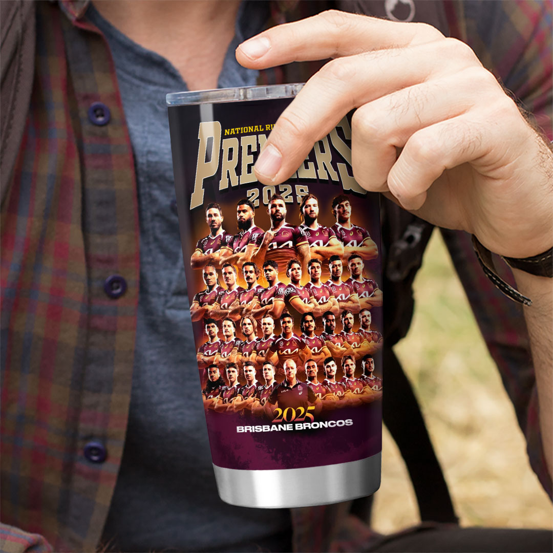 Brisbane Broncos 2025 NRL Premiers Tumbler Cup – HOATT13867