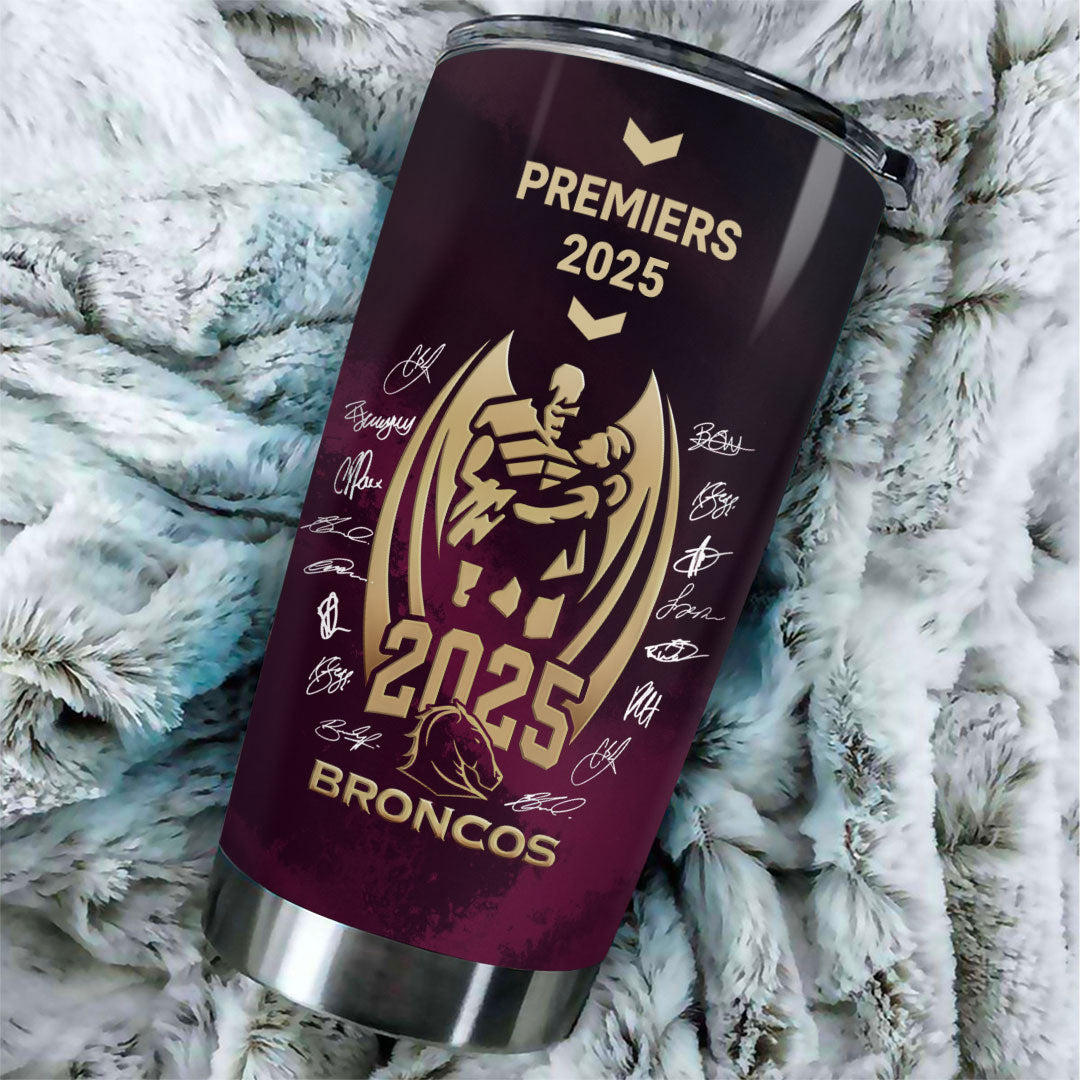 Brisbane Broncos 2025 NRL Premiers Tumbler Cup – HOATT13867