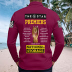 Brisbane Broncos 2025 NRL Premiers Zip Polo Shirt – HOATT15879
