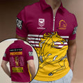Brisbane Broncos 2025 NRL Premiers Zip Polo Shirt – HOATT15879