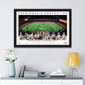 Brisbane Broncos 2025 Premiers Rectangle Canvas With Inner Frame – MAITM13251