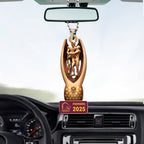 Brisbane Broncos 2025 Premiers Custom Shape 2-sided Acrylic Car Ornament – MAITM13186