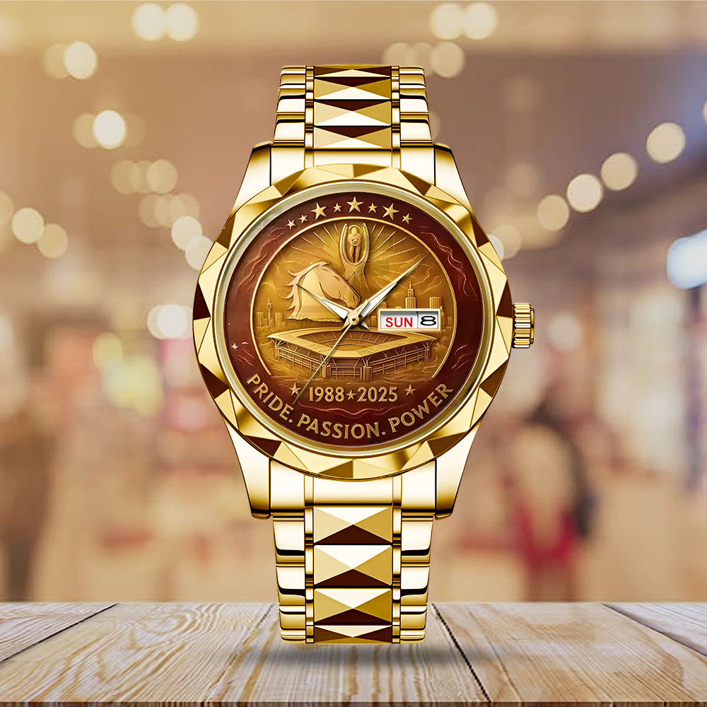 Brisbane Broncos 2025 Premiership Alloy Luxury Quartz Watch – TANTN17610