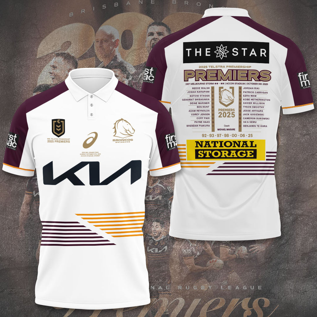 Brisbane Broncos 2025 Premiership 3D Apparel – TANTN17151