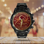 Brisbane Broncos 2025 Premiership Black Stainless Steel Watch – TANTN17613