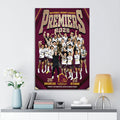 Brisbane Broncos 2025 Premiership Rectangle Canvas With Inner Frame – TANTN17281