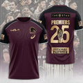 Brisbane Broncos 2025 Premiership 3D Apparel – TANTN17898