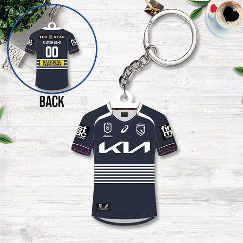 Brisbane Broncos 2026 Custom Shape 2-sided Keychain – TANTN18935