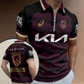 Brisbane Broncos 2026 Zip Polo Shirt – HOATT16246