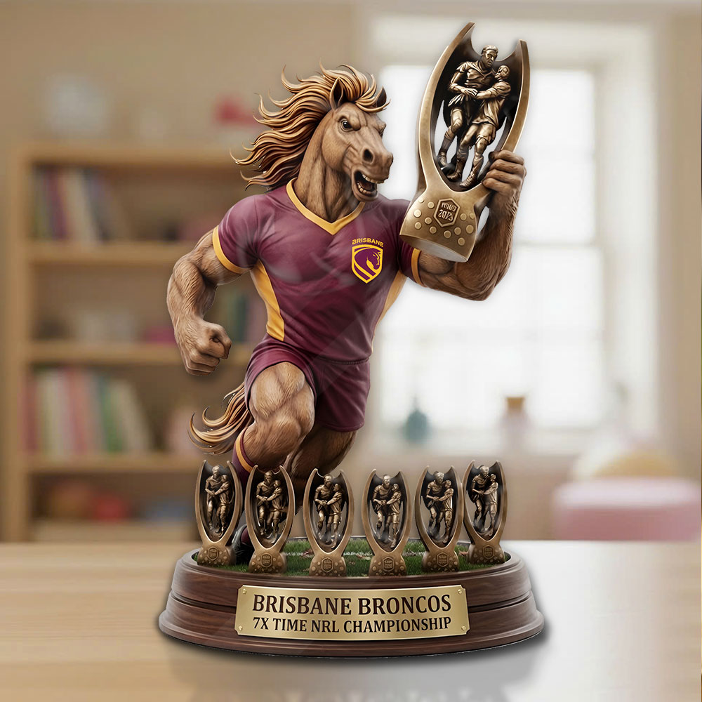 Brisbane Broncos Custom Shape Acrylic Plaque – TMTHU4531