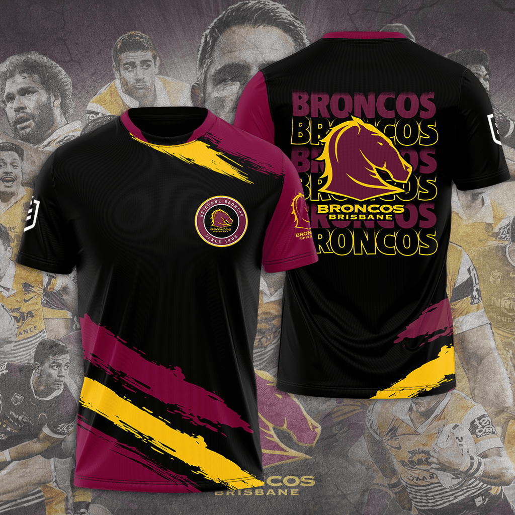 Brisbane Broncos 3D Apparel – TANTN 4945