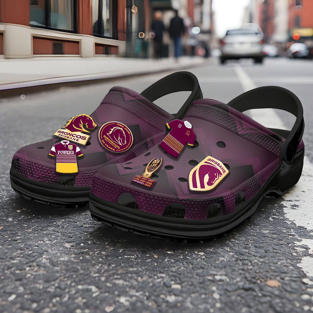 Brisbane Broncos Custom Clogs – TMTHU8024