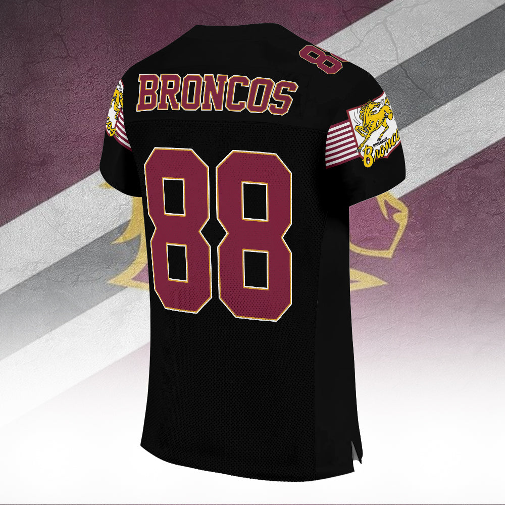 Brisbane Broncos 3D Football Jersey – TANTN21828
