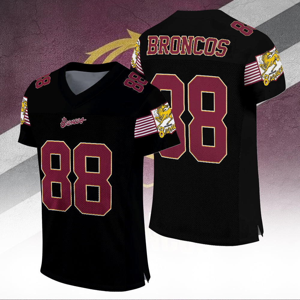Brisbane Broncos 3D Football Jersey – TANTN21828
