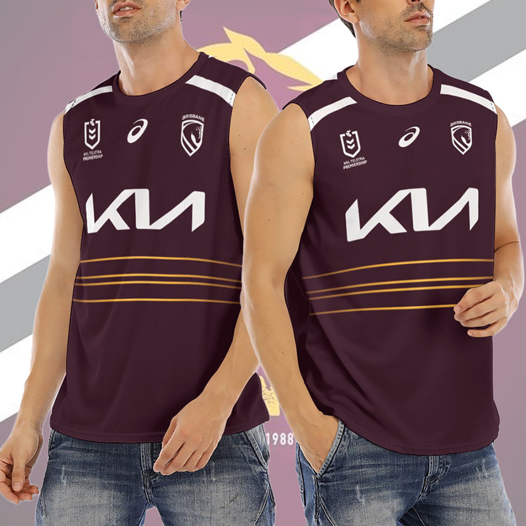 Brisbane Broncos 3D O-neck Tank Top – TANTN22788