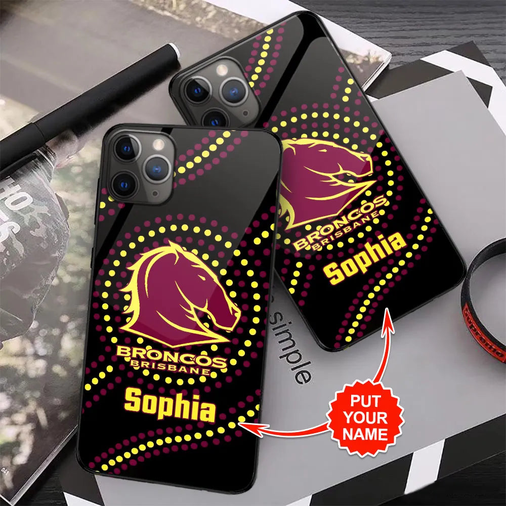 Personalized Brisbane Broncos Phone Case – VANDH 3509
