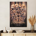 Brisbane Broncos Premiers 2025 Rectangle Canvas With Inner Frame – TANTN17892