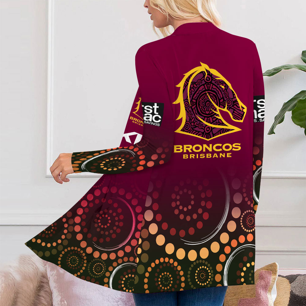 Brisbane Broncos Women's Patch Pocket Cardigan – VANDH 476