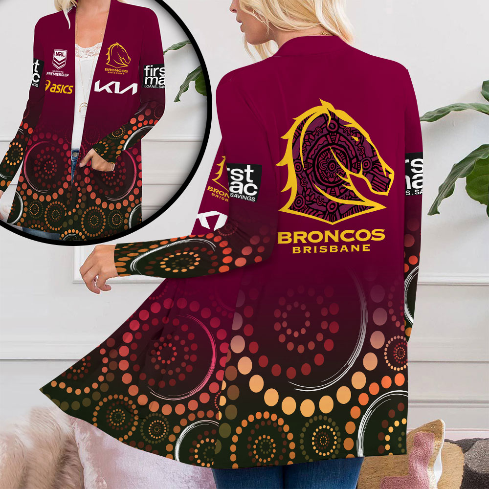 Brisbane Broncos Women's Patch Pocket Cardigan – VANDH 476