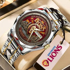 Brisbane Lions 2026 AFL Premiers Alloy Luxury Quartz Watch – TMTHU9805
