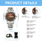 Brisbane Lions 2026 AFL Premiers Alloy Luxury Quartz Watch – TMTHU9805