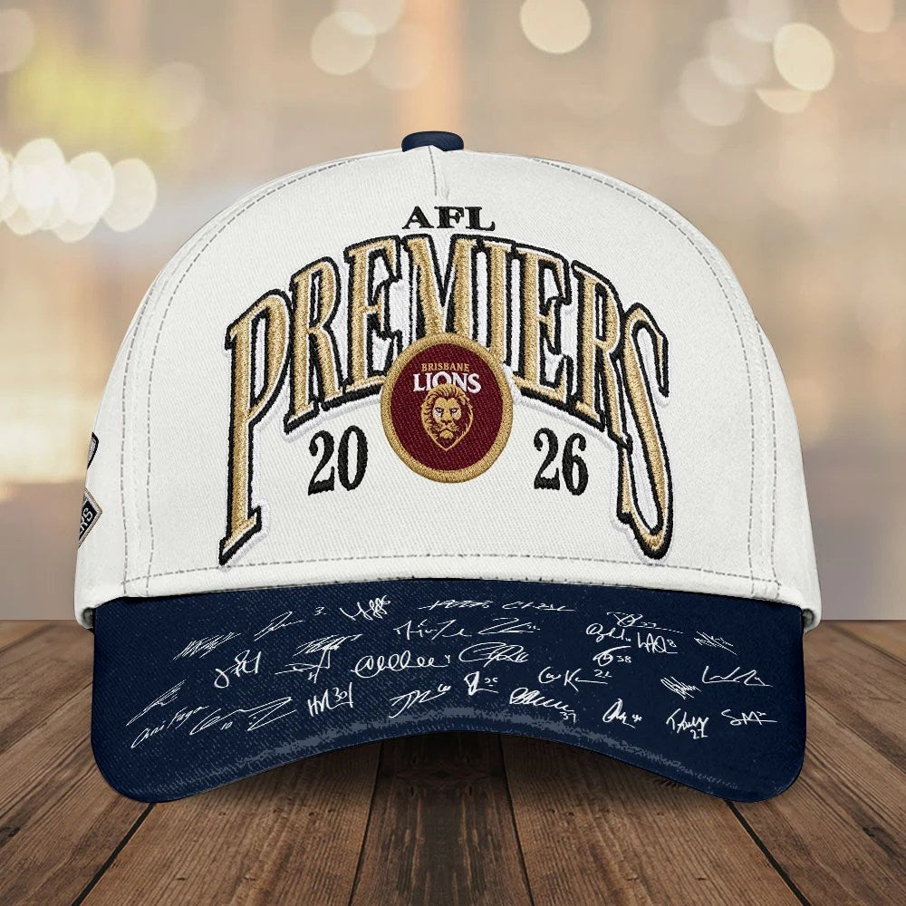 Brisbane Lions 2026 AFL Premiers Classic Cap – TMTHU9660