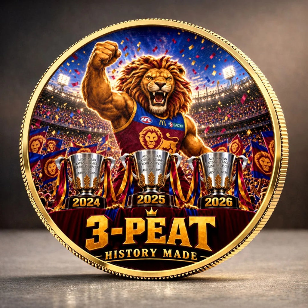 Brisbane Lions 2026 AFL Premiers Commemorative Coin – MAITM15329