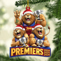 Brisbane Lions 2026 AFL Premiers Custom Shape 2-side Printed Acrylic Ornament – MAITM15274