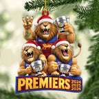 Brisbane Lions 2026 AFL Premiers Custom Shape 2-side Printed Acrylic Ornament – MAITM15274