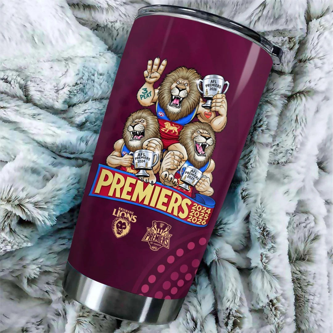 Brisbane Lions 2026 AFL Premiers Tumbler Cup – HOATT21461